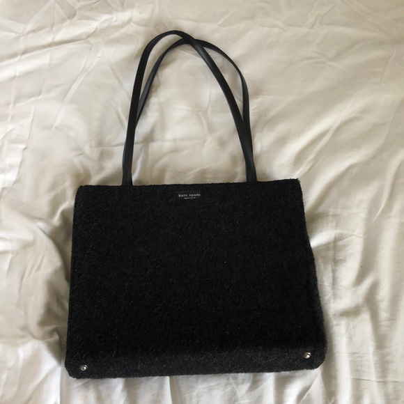 Kate Spade - Black/Charcoal Textured Tote - Picture 1 of 5